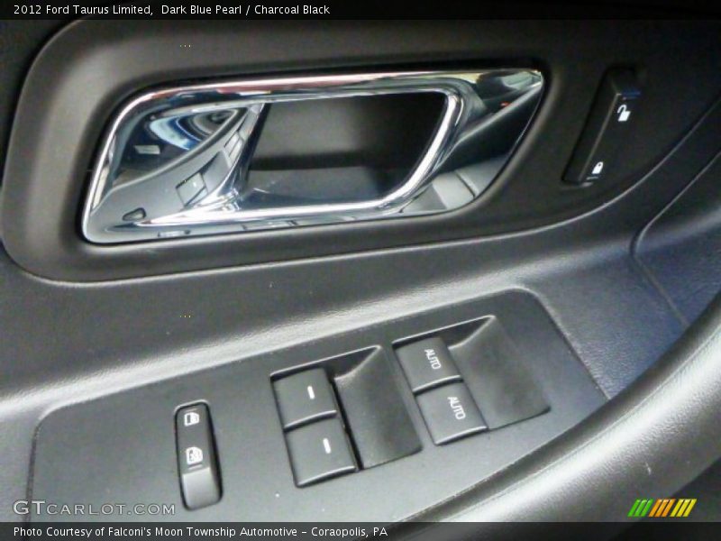 Dark Blue Pearl / Charcoal Black 2012 Ford Taurus Limited