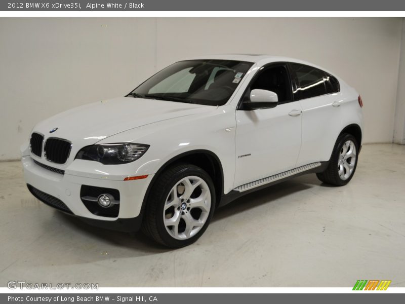 Alpine White / Black 2012 BMW X6 xDrive35i