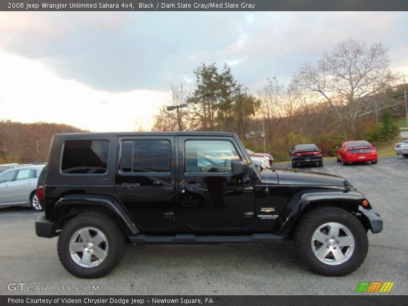 Black / Dark Slate Gray/Med Slate Gray 2008 Jeep Wrangler Unlimited Sahara 4x4