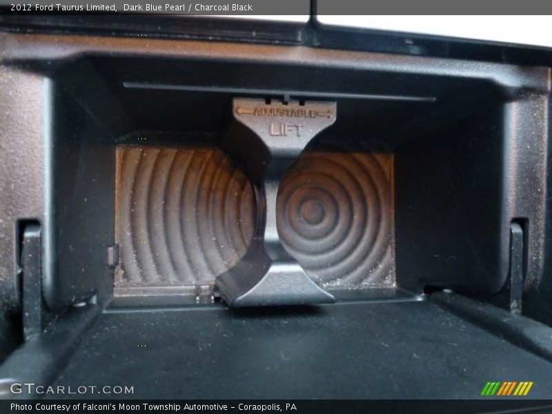 Dark Blue Pearl / Charcoal Black 2012 Ford Taurus Limited