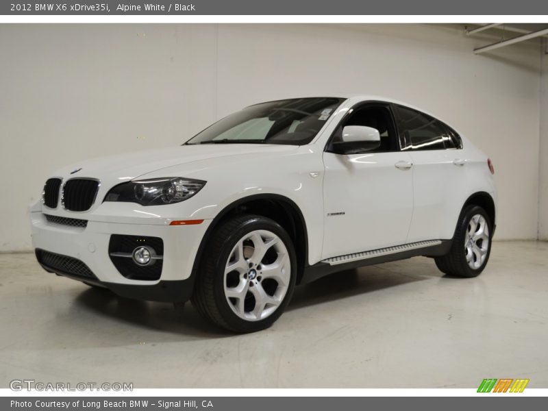 Alpine White / Black 2012 BMW X6 xDrive35i