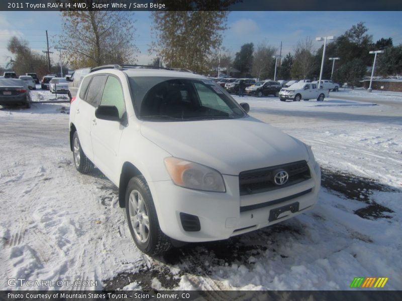 Super White / Sand Beige 2011 Toyota RAV4 I4 4WD
