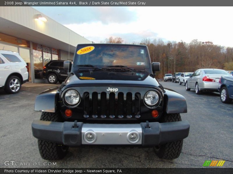 Black / Dark Slate Gray/Med Slate Gray 2008 Jeep Wrangler Unlimited Sahara 4x4