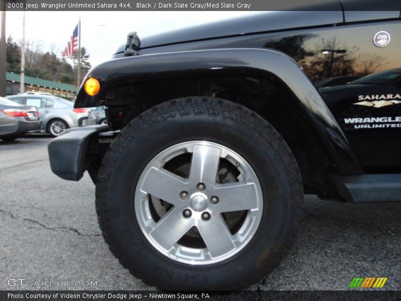 Black / Dark Slate Gray/Med Slate Gray 2008 Jeep Wrangler Unlimited Sahara 4x4