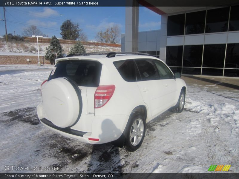 Super White / Sand Beige 2011 Toyota RAV4 I4 4WD