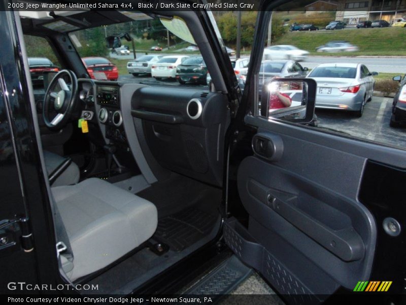 Black / Dark Slate Gray/Med Slate Gray 2008 Jeep Wrangler Unlimited Sahara 4x4