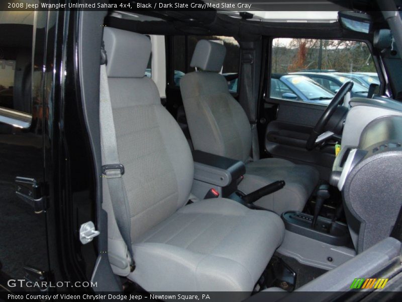 Black / Dark Slate Gray/Med Slate Gray 2008 Jeep Wrangler Unlimited Sahara 4x4