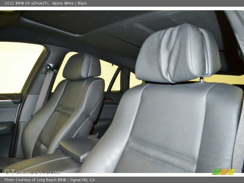 Alpine White / Black 2012 BMW X6 xDrive35i