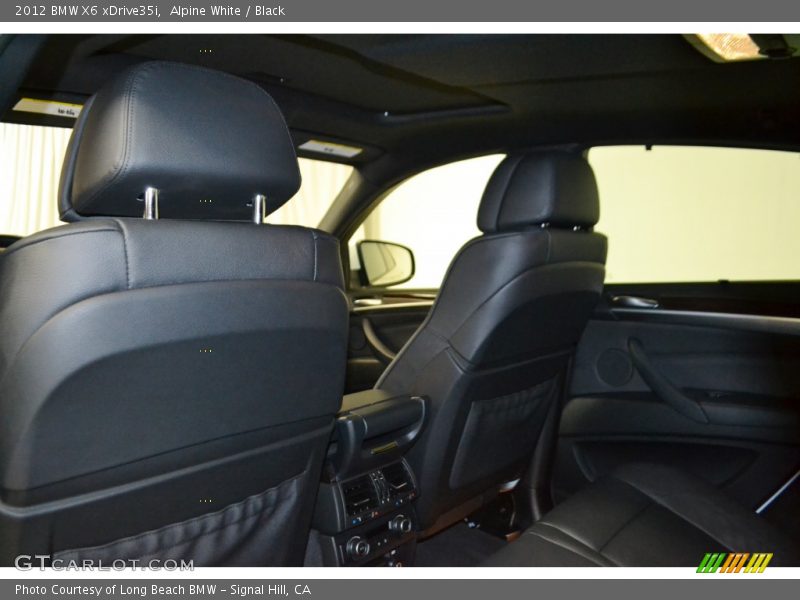 Alpine White / Black 2012 BMW X6 xDrive35i