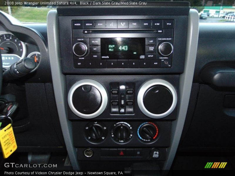 Black / Dark Slate Gray/Med Slate Gray 2008 Jeep Wrangler Unlimited Sahara 4x4