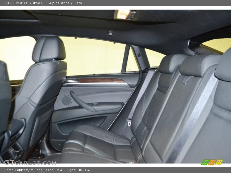 Alpine White / Black 2012 BMW X6 xDrive35i