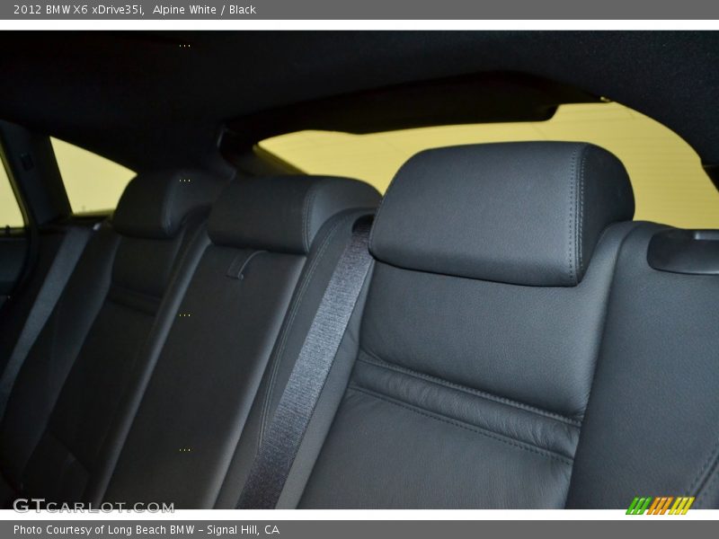 Alpine White / Black 2012 BMW X6 xDrive35i