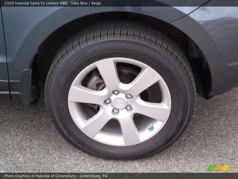 Slate Blue / Beige 2009 Hyundai Santa Fe Limited 4WD