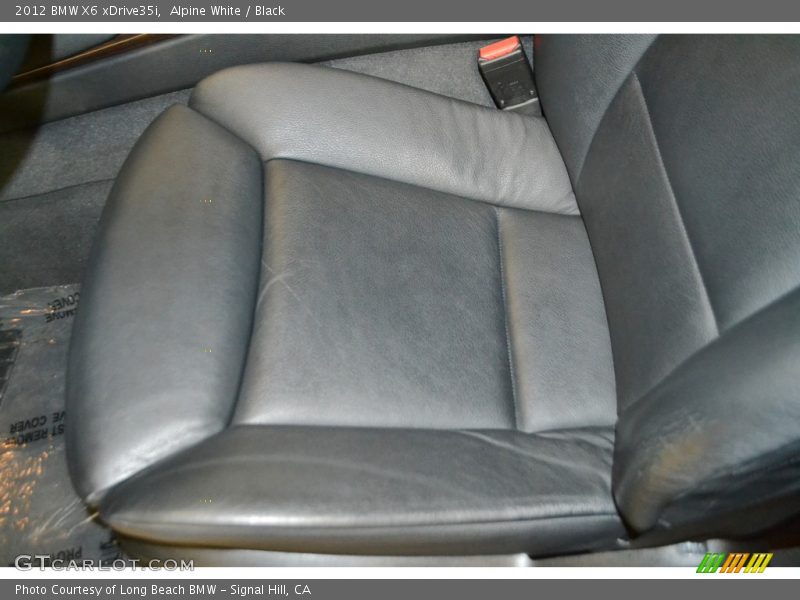 Alpine White / Black 2012 BMW X6 xDrive35i