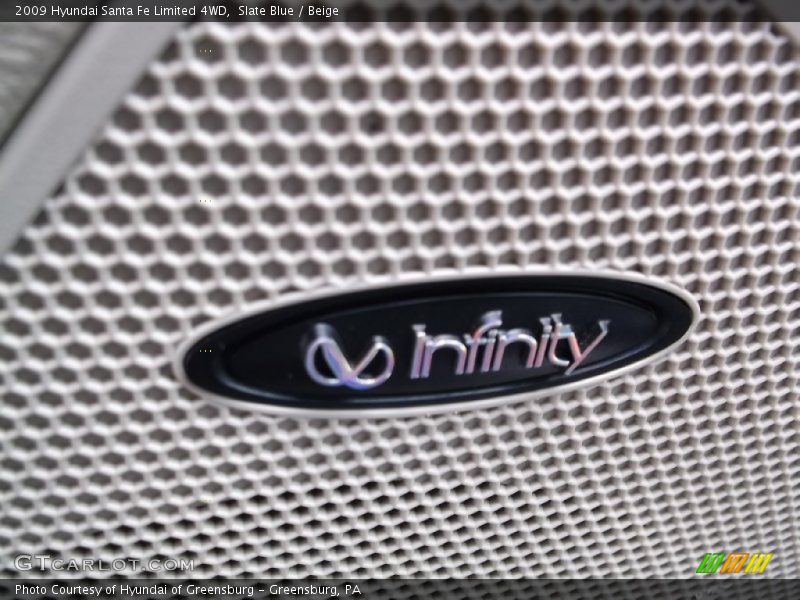 Slate Blue / Beige 2009 Hyundai Santa Fe Limited 4WD