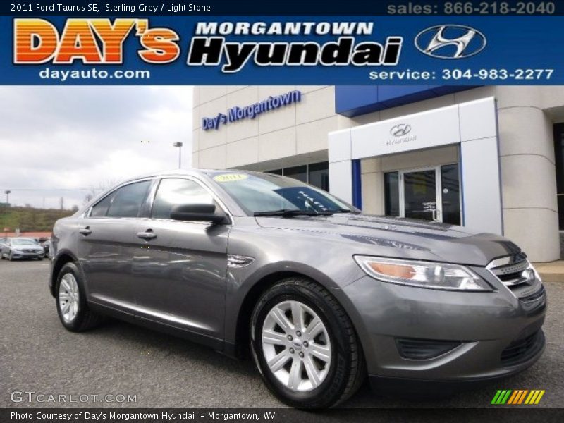Sterling Grey / Light Stone 2011 Ford Taurus SE