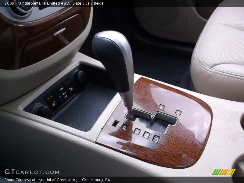 Slate Blue / Beige 2009 Hyundai Santa Fe Limited 4WD