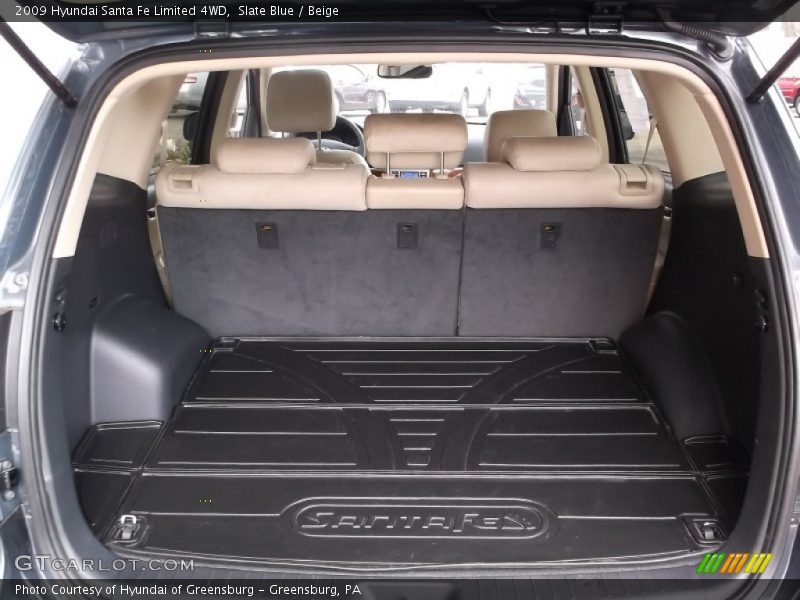 Slate Blue / Beige 2009 Hyundai Santa Fe Limited 4WD