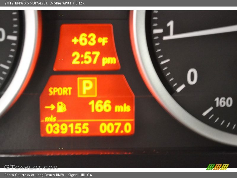 Alpine White / Black 2012 BMW X6 xDrive35i