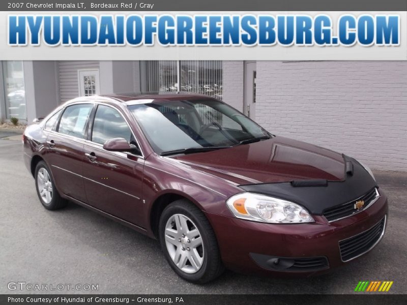 Bordeaux Red / Gray 2007 Chevrolet Impala LT
