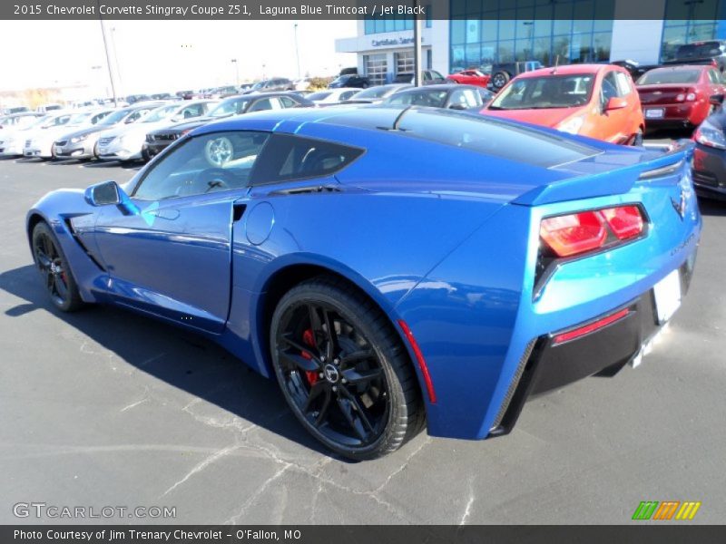 Laguna Blue Tintcoat / Jet Black 2015 Chevrolet Corvette Stingray Coupe Z51
