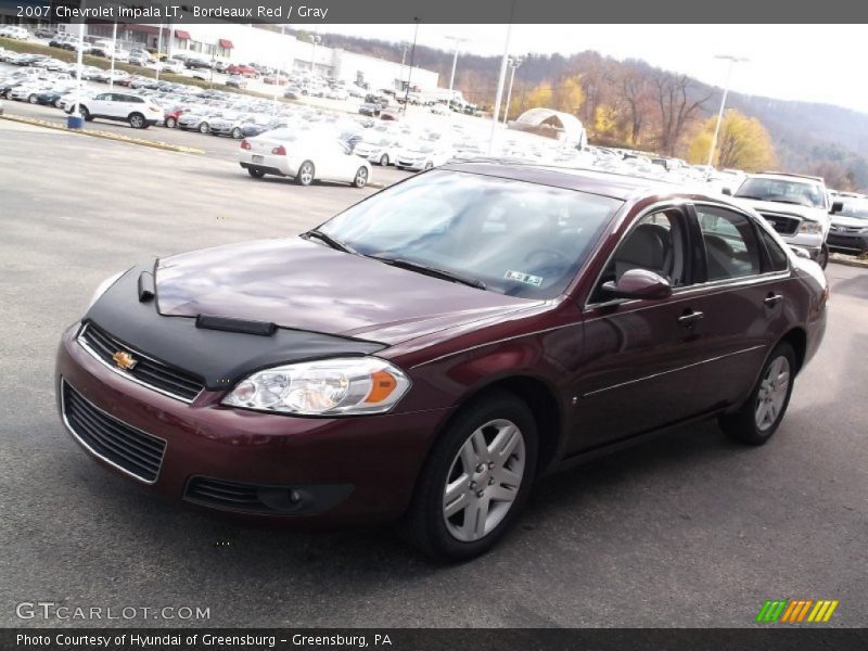 Bordeaux Red / Gray 2007 Chevrolet Impala LT