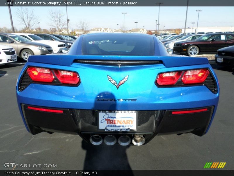 Laguna Blue Tintcoat / Jet Black 2015 Chevrolet Corvette Stingray Coupe Z51