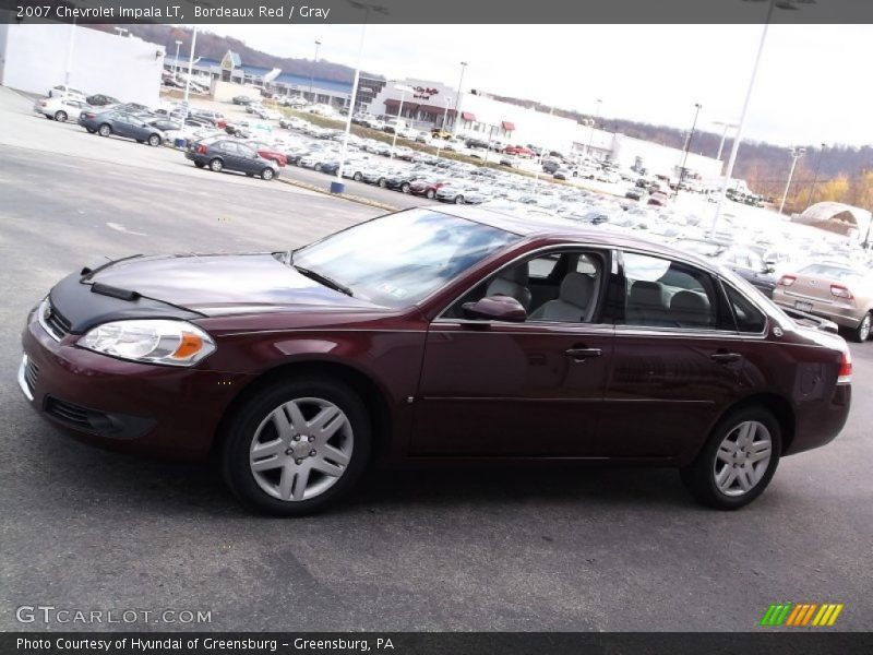 Bordeaux Red / Gray 2007 Chevrolet Impala LT