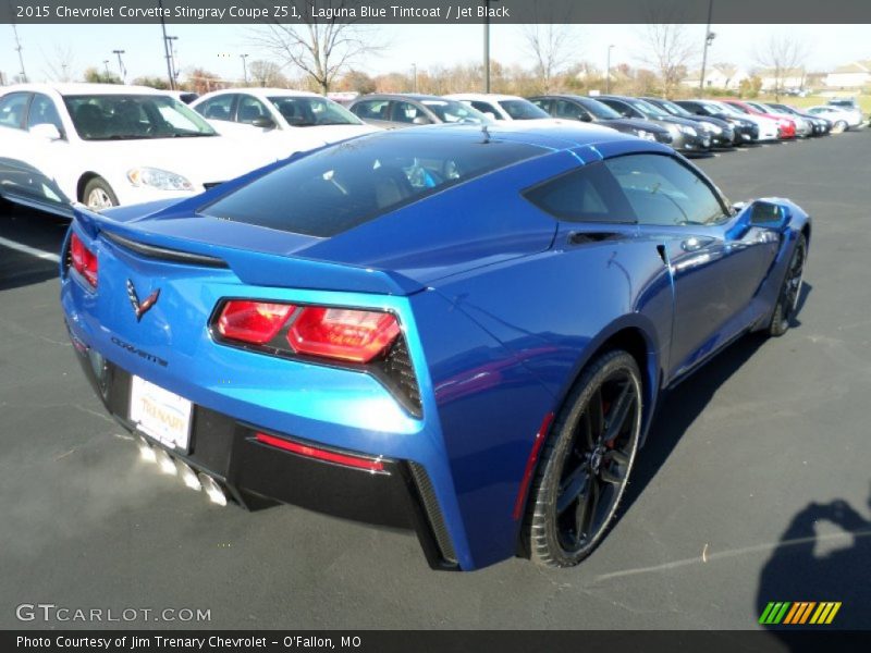 Laguna Blue Tintcoat / Jet Black 2015 Chevrolet Corvette Stingray Coupe Z51