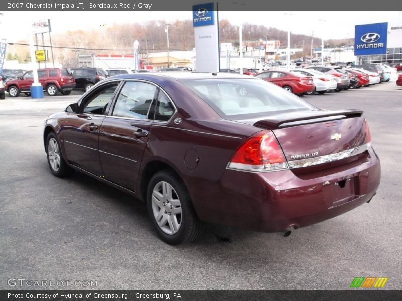 Bordeaux Red / Gray 2007 Chevrolet Impala LT