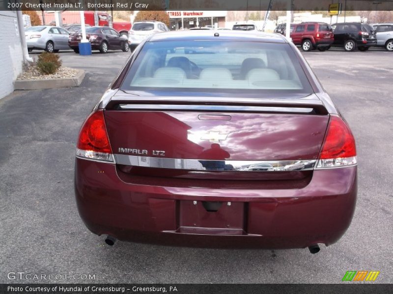 Bordeaux Red / Gray 2007 Chevrolet Impala LT