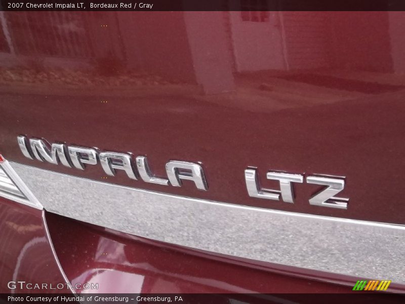 Bordeaux Red / Gray 2007 Chevrolet Impala LT