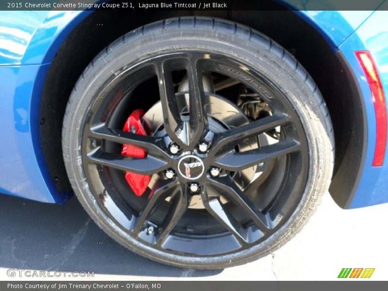 Laguna Blue Tintcoat / Jet Black 2015 Chevrolet Corvette Stingray Coupe Z51