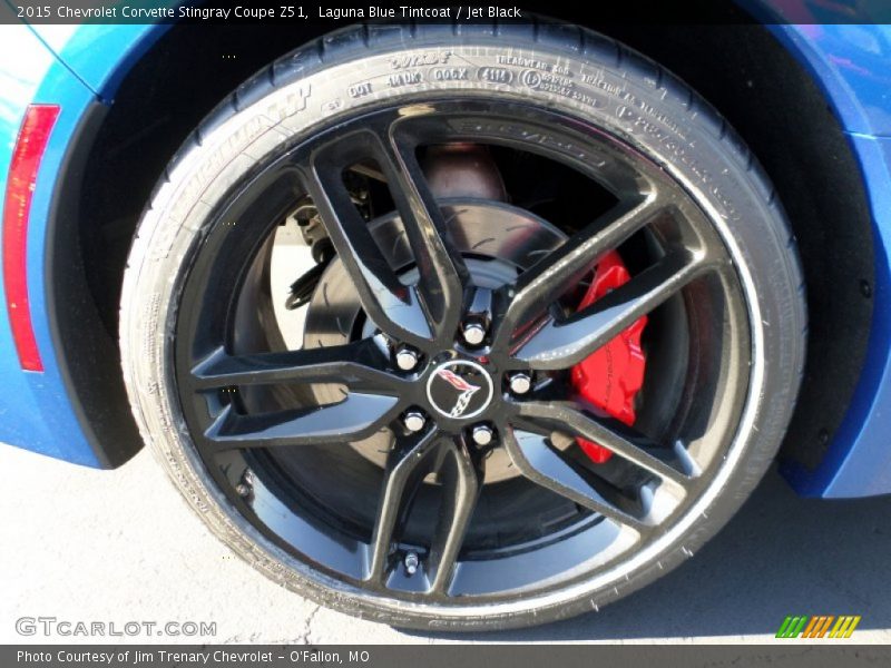 Laguna Blue Tintcoat / Jet Black 2015 Chevrolet Corvette Stingray Coupe Z51