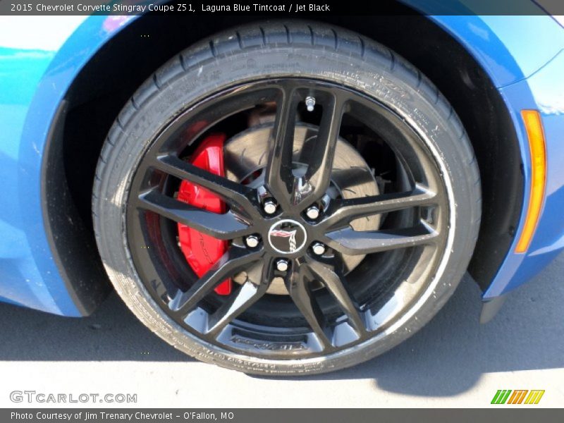 Laguna Blue Tintcoat / Jet Black 2015 Chevrolet Corvette Stingray Coupe Z51