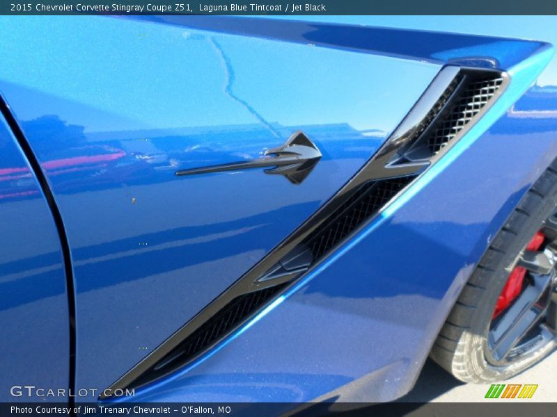 Laguna Blue Tintcoat / Jet Black 2015 Chevrolet Corvette Stingray Coupe Z51
