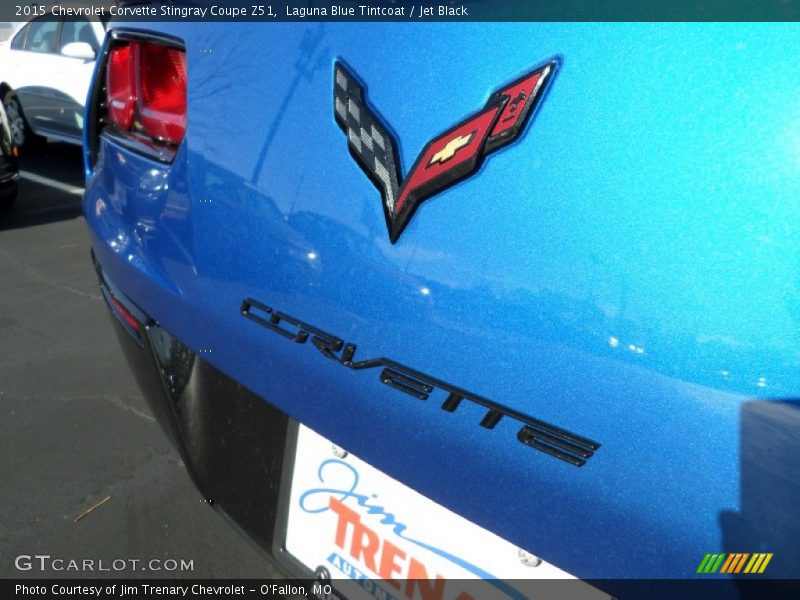 Laguna Blue Tintcoat / Jet Black 2015 Chevrolet Corvette Stingray Coupe Z51