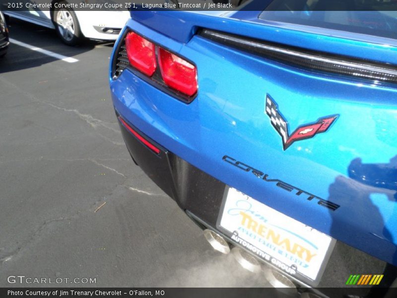 Laguna Blue Tintcoat / Jet Black 2015 Chevrolet Corvette Stingray Coupe Z51