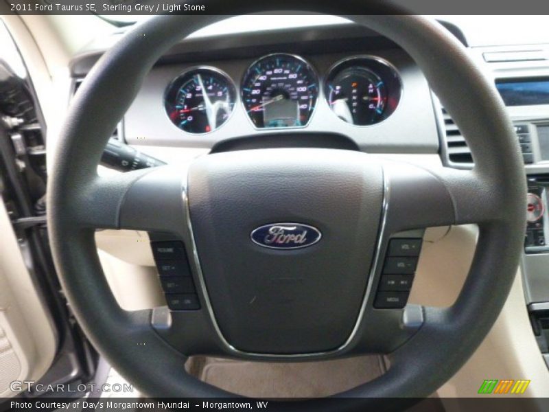 Sterling Grey / Light Stone 2011 Ford Taurus SE