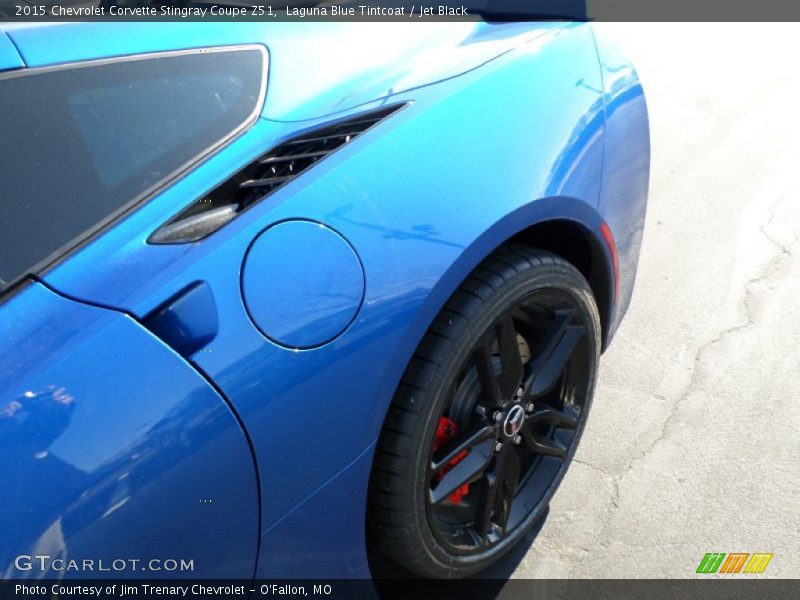 Laguna Blue Tintcoat / Jet Black 2015 Chevrolet Corvette Stingray Coupe Z51