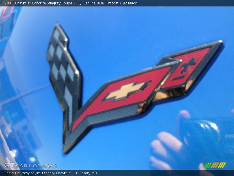 Laguna Blue Tintcoat / Jet Black 2015 Chevrolet Corvette Stingray Coupe Z51
