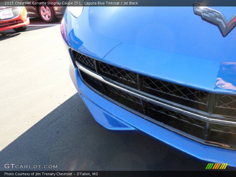 Laguna Blue Tintcoat / Jet Black 2015 Chevrolet Corvette Stingray Coupe Z51