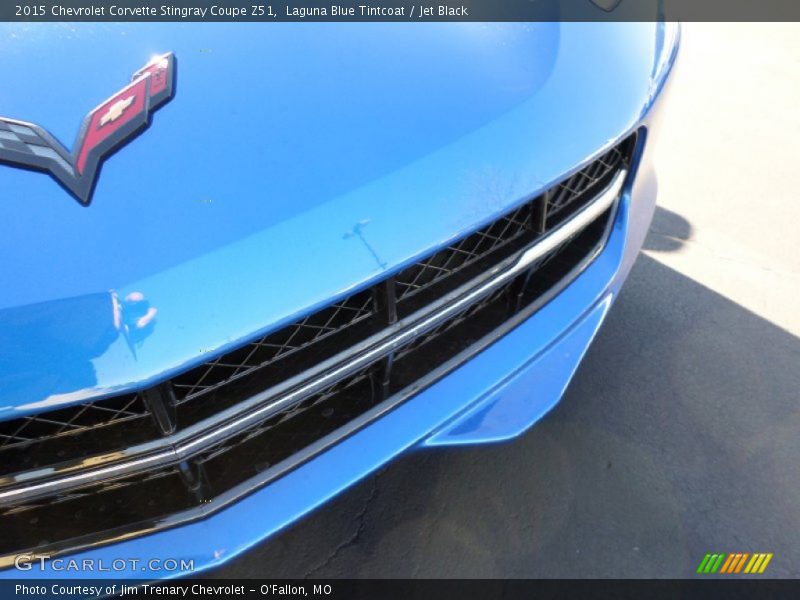 Laguna Blue Tintcoat / Jet Black 2015 Chevrolet Corvette Stingray Coupe Z51