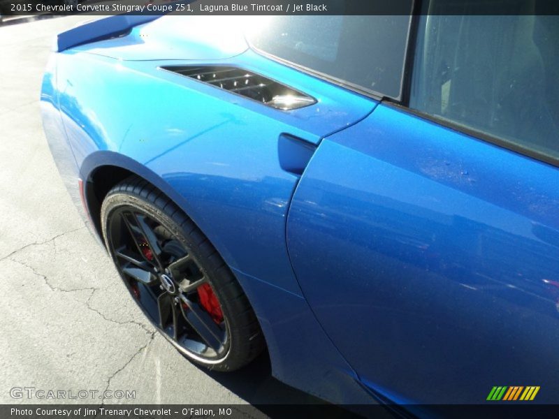 Laguna Blue Tintcoat / Jet Black 2015 Chevrolet Corvette Stingray Coupe Z51