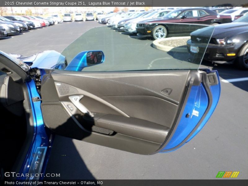 Laguna Blue Tintcoat / Jet Black 2015 Chevrolet Corvette Stingray Coupe Z51