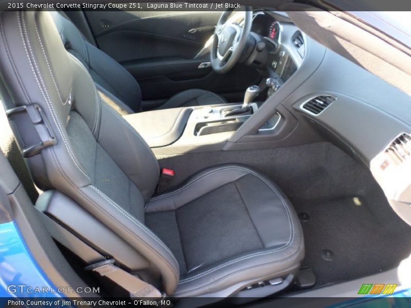 Laguna Blue Tintcoat / Jet Black 2015 Chevrolet Corvette Stingray Coupe Z51