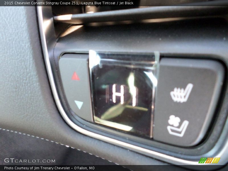 Laguna Blue Tintcoat / Jet Black 2015 Chevrolet Corvette Stingray Coupe Z51