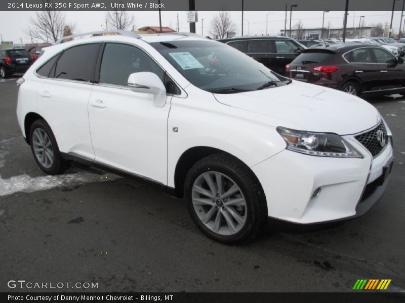 Ultra White / Black 2014 Lexus RX 350 F Sport AWD