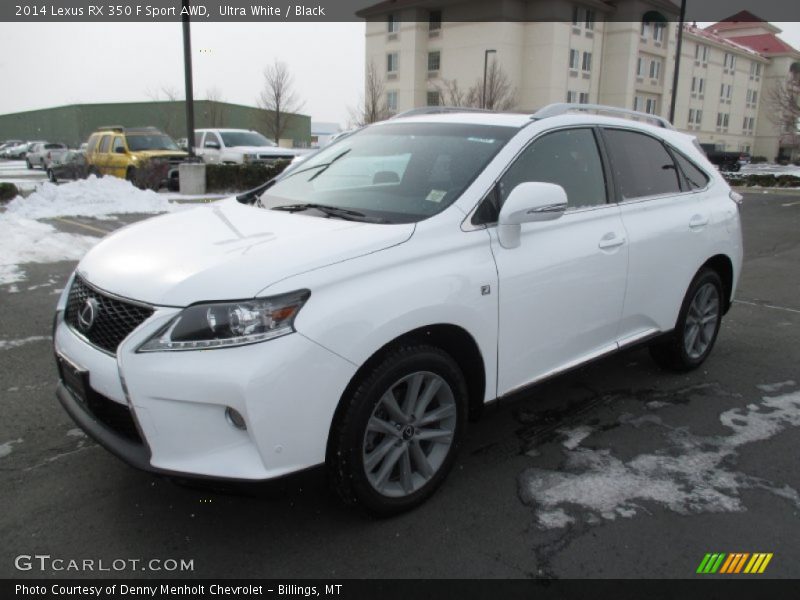 Ultra White / Black 2014 Lexus RX 350 F Sport AWD