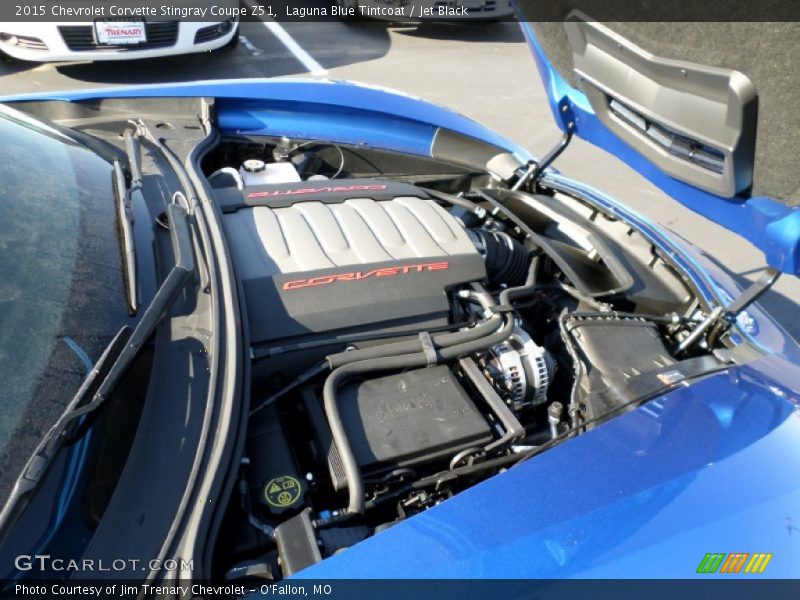 Laguna Blue Tintcoat / Jet Black 2015 Chevrolet Corvette Stingray Coupe Z51